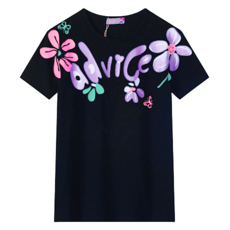 DÍVČÍ TRIČKO tm.modré Kugo HC9334