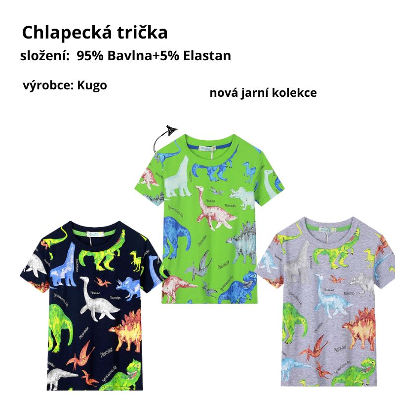 CHLAPECKÉ TRIČKO šedé Kugo HC9340