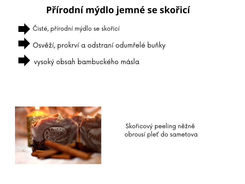 Přírodní mýdlo skořicové 50g