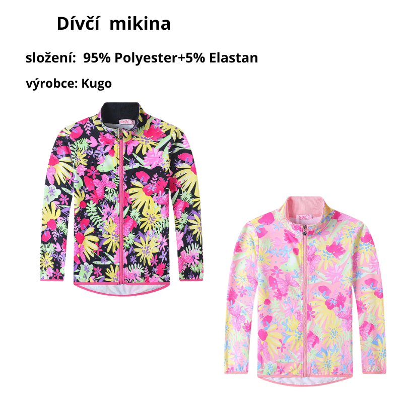DÍVČÍ  MIKINA růžová Kugo SM3539