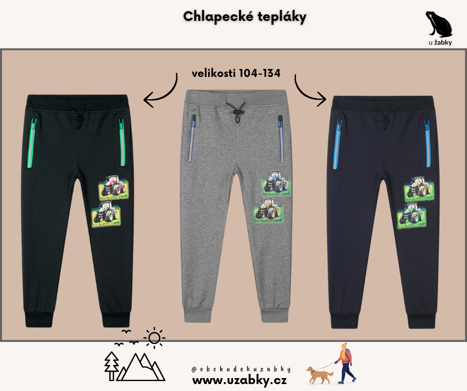 CHLAPECKÉ TEPLÁKY černé Wolf T2577B