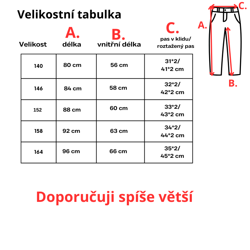 Chlapecké sportovní kalhoty Sezon B30