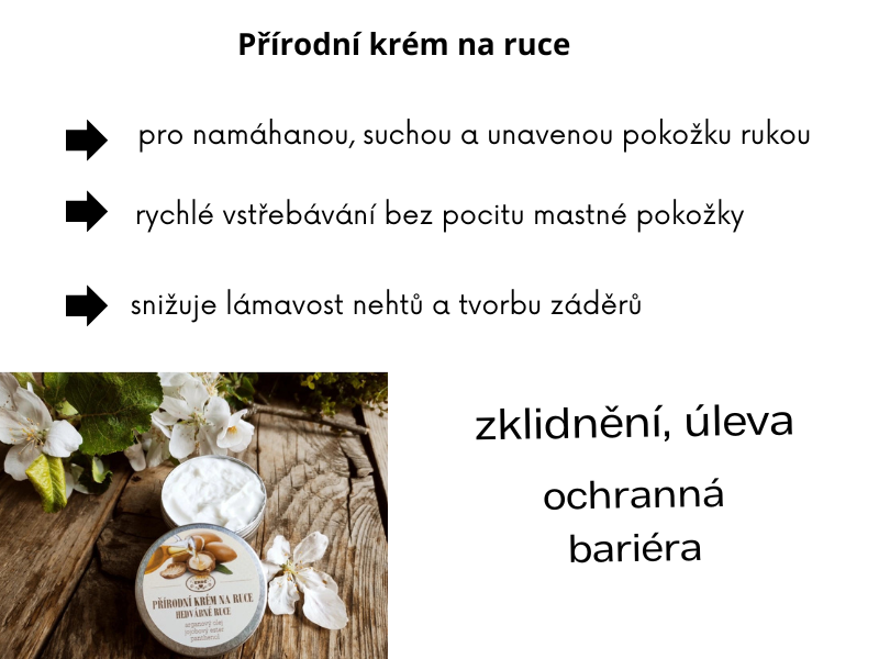 Přírodní krém na ruce Hedvábné ruce
