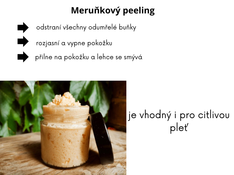 Pečující krémový scrub Meruňka 250ml