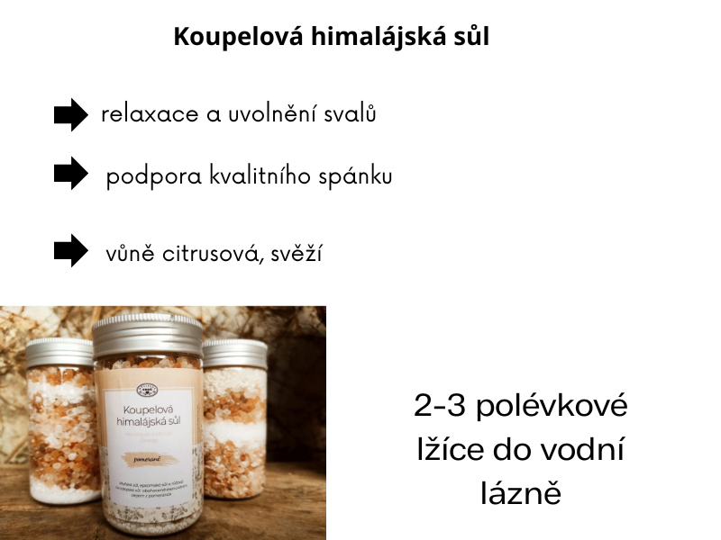 Koupelová himalájská sůl s pomerančem 350ml