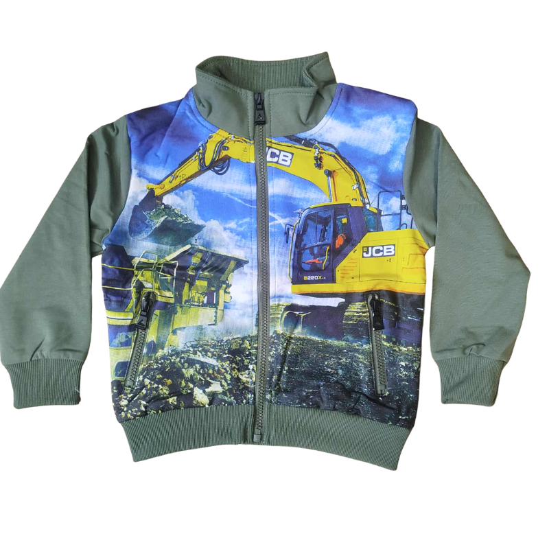 CHLAPECKÁ MIKINA khaki Kugo MM9837