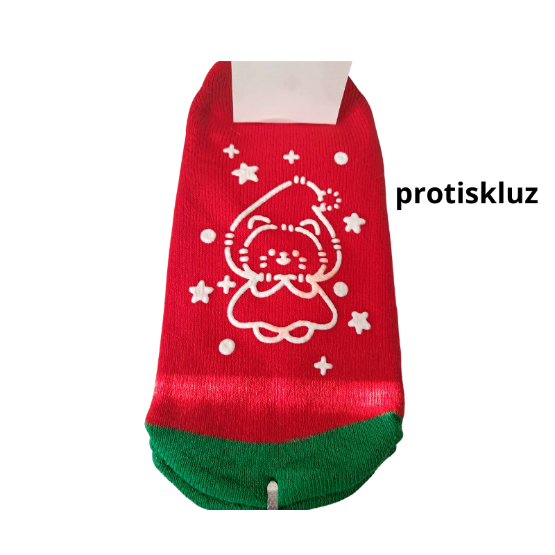 Vánoční teplé nízké ponožky Aura.Via SNDV555