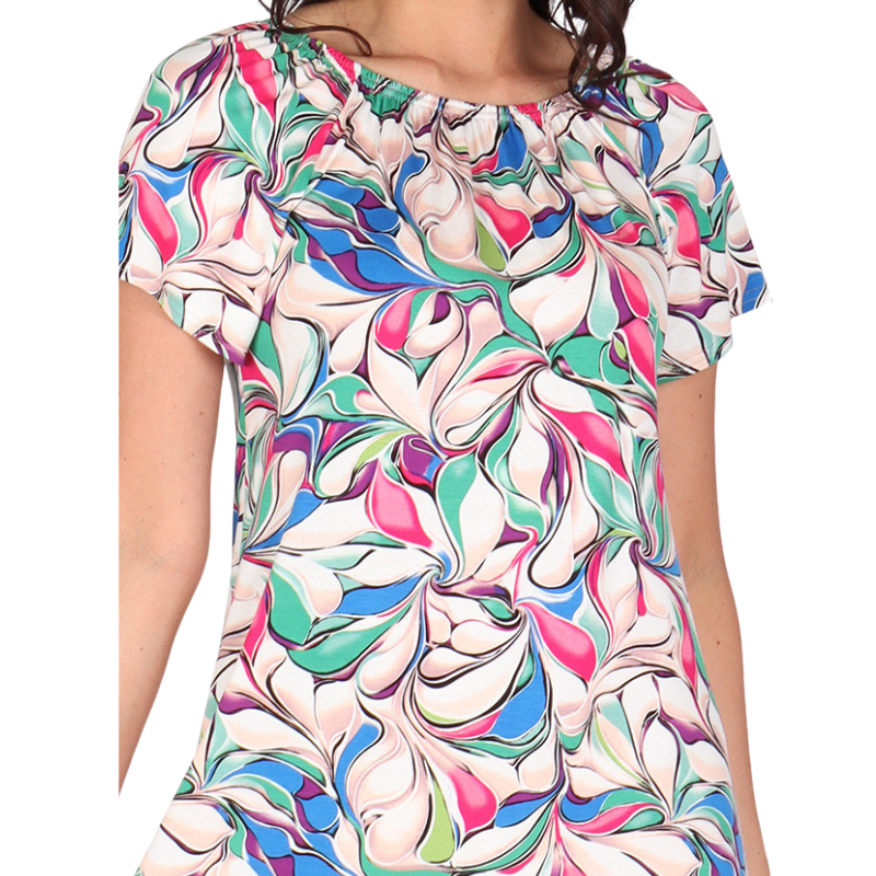 Dámské šaty Bonka 457 květy Evona