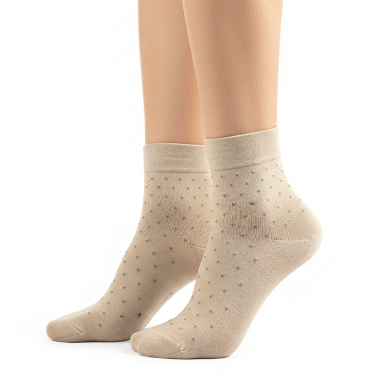 Voxx Fiona Ponožky puntík béžové