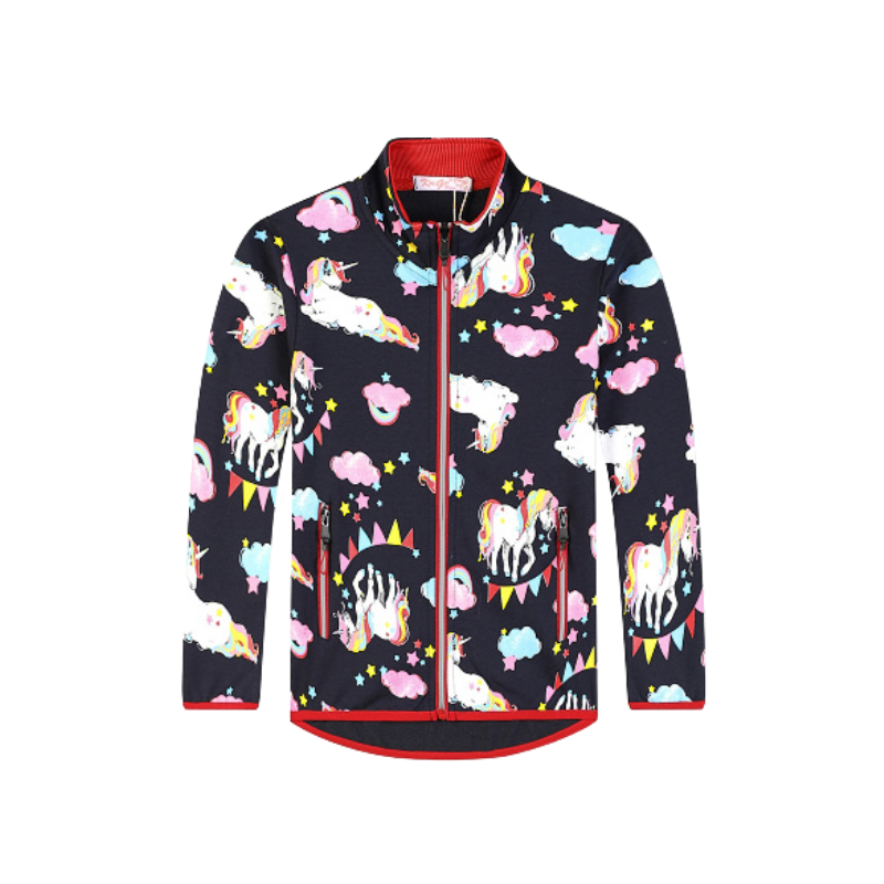 DÍVČÍ MIKINA černá Kugo EM9326