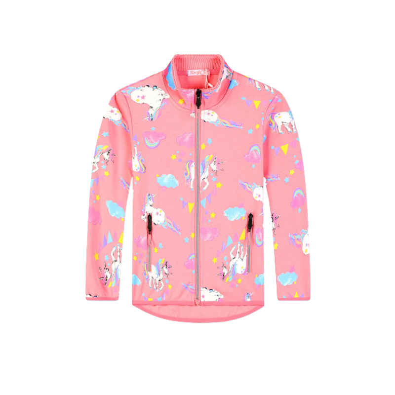 DÍVČÍ MIKINA růžová Kugo EM9326