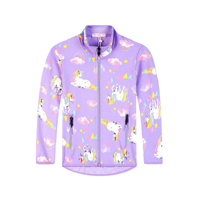 DÍVČÍ MIKINA fialová Kugo EM9326