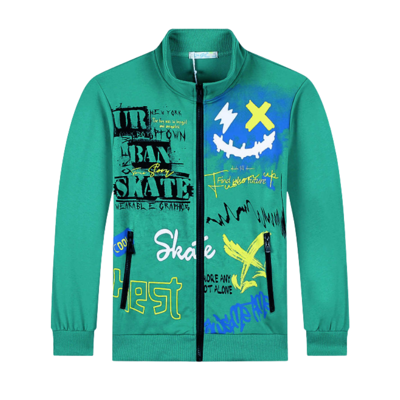 CHLAPECKÁ MIKINA zelená Kugo GM8719