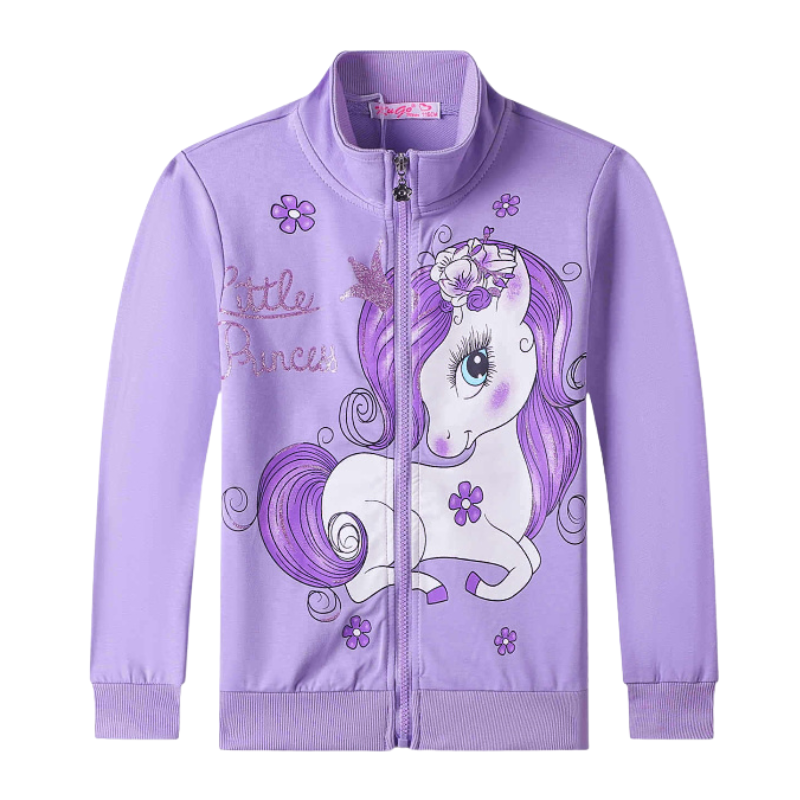 DÍVČÍ MIKINA fialová Kugo SM3535