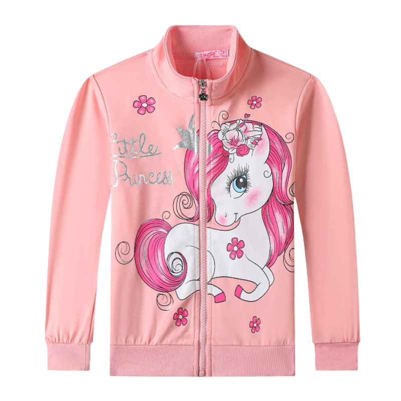 DÍVČÍ MIKINA růžová Kugo SM3535