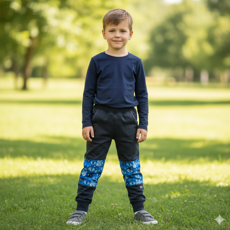 Chlapecké softshellové kalhoty nezateplené černé Wolf nad Wolfie B2682