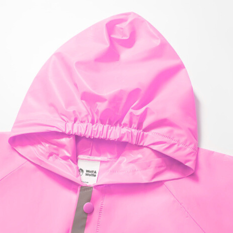 Dívčí pláštěnka růžová Wolf & Wolfie Y2613C