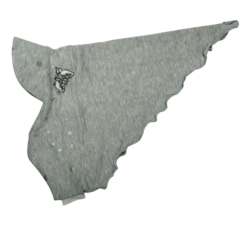 Dívčí šátek šedý Rockino