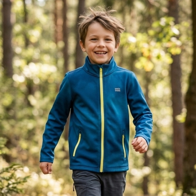 Chlapecká mikina petrolejová Wolf & Wolfie M2640