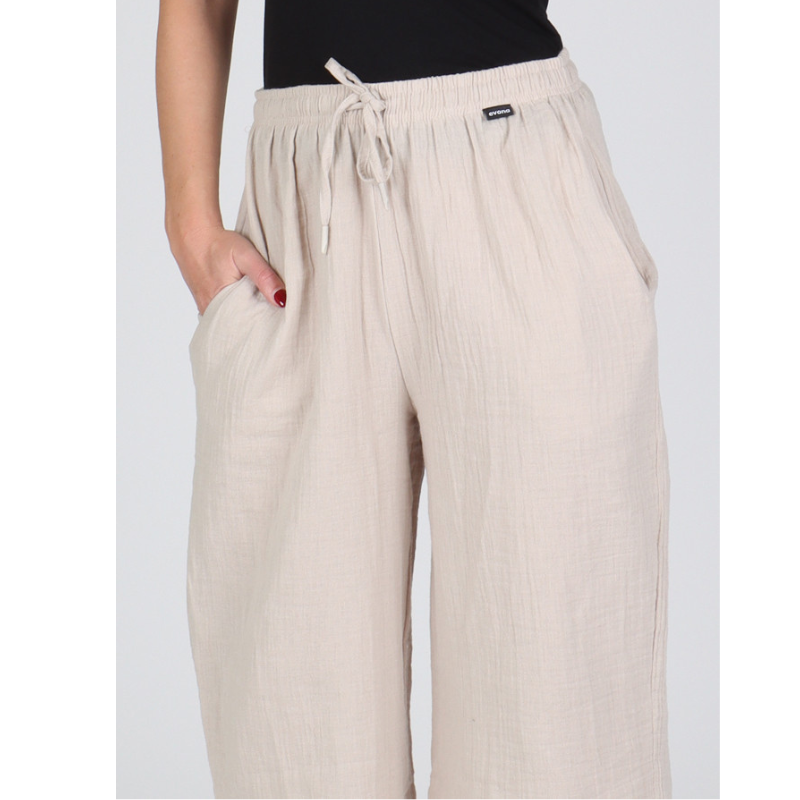 Dámské kalhoty Alexa béžové 056  Evona