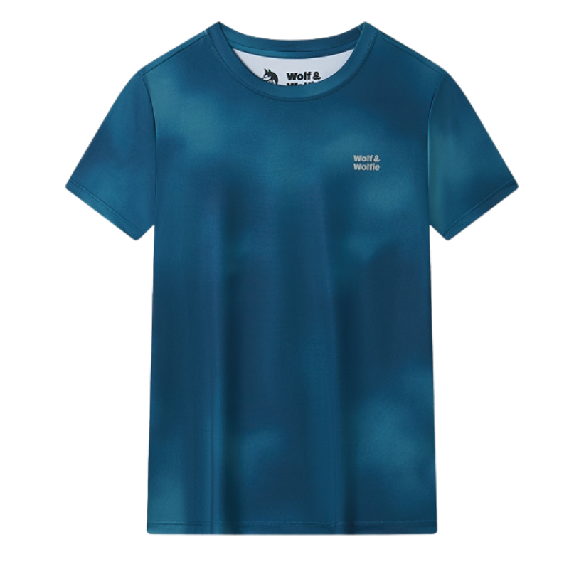 Chlapecké tričko Wolf & Wolfie modré S2606
