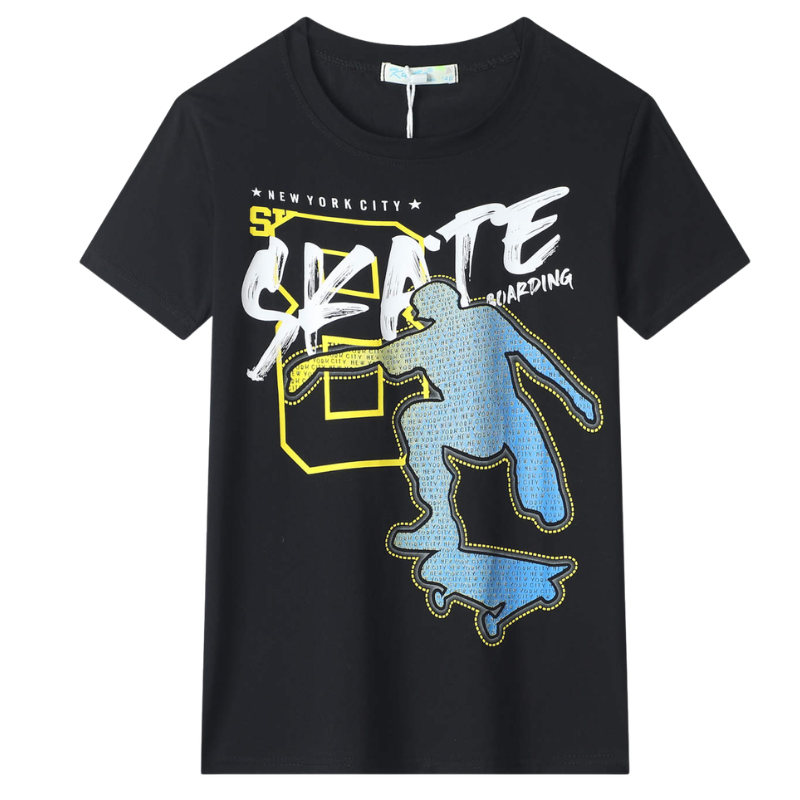 Chlapecké tričko černé Kugo FB3818