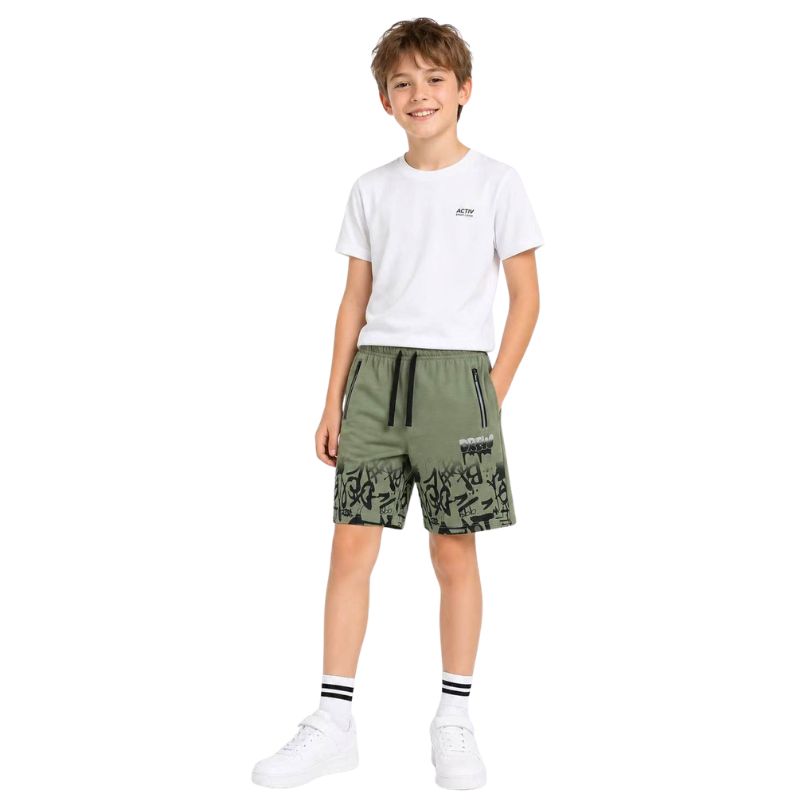 Chlapecké šortky khaki Kugo FS7045