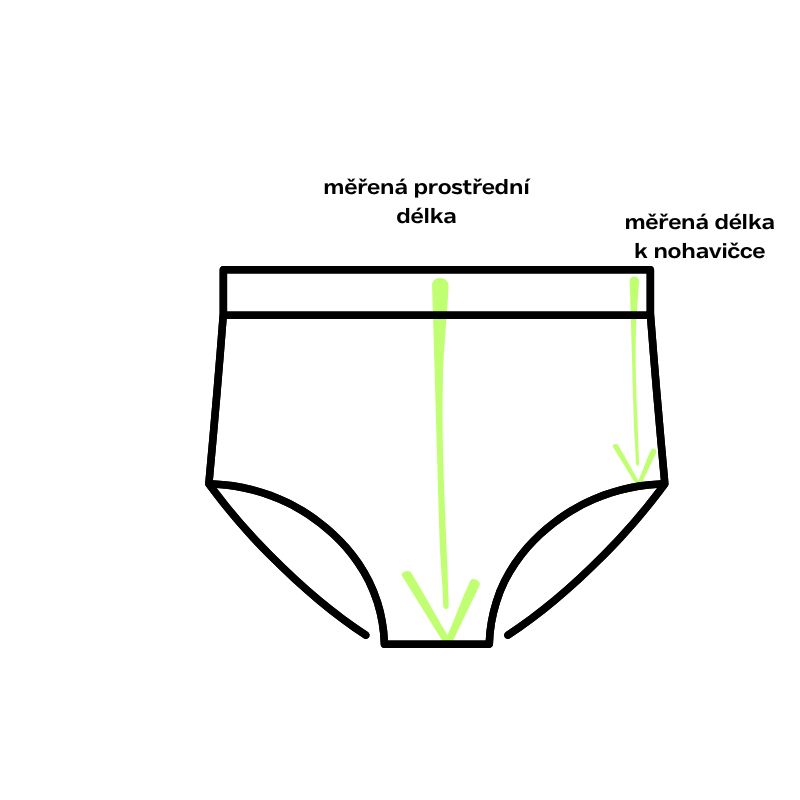 Dámské bezešvé kalhotky Greenice 7170