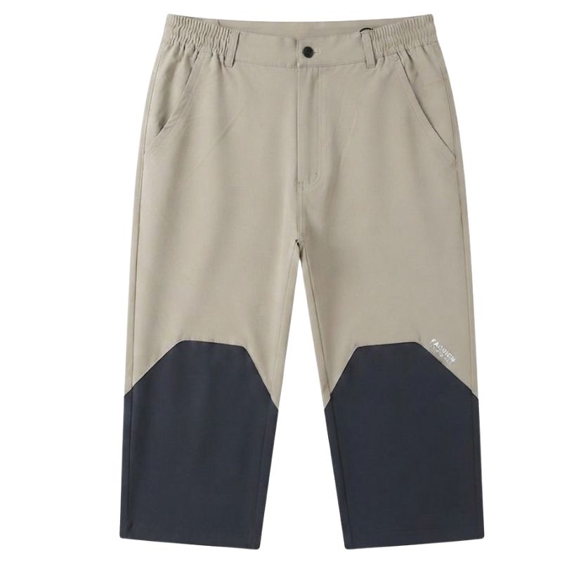 Pánské sportovní 3/4 kalhoty khaki Temster 23009