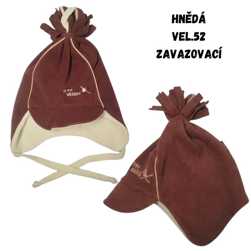 Chlapecká zimní flaušová čepice