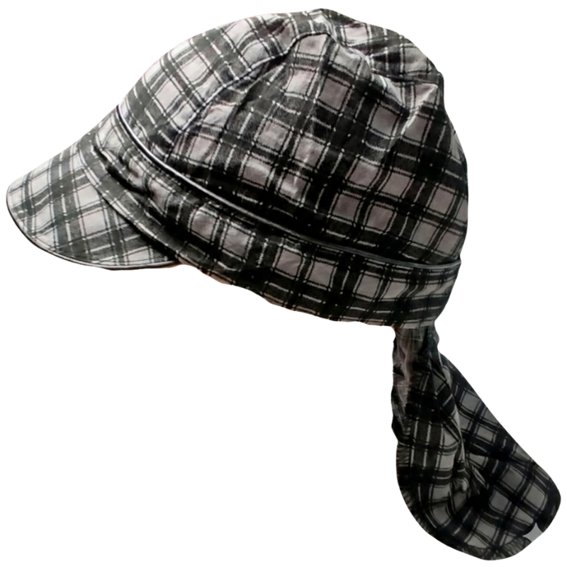 vel.54-Chlapecký letní pirát s kšiltem Rockino - šedo-černá barva