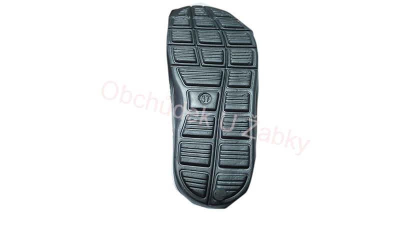 Gumové pantofle dámské, pánské černé Listar 2020B