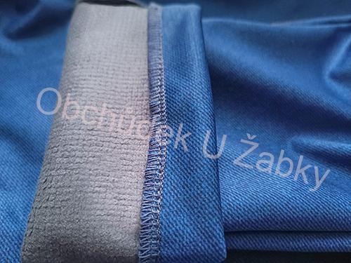 Dětské softshellové kalhoty zateplené modré džínové WAMU
