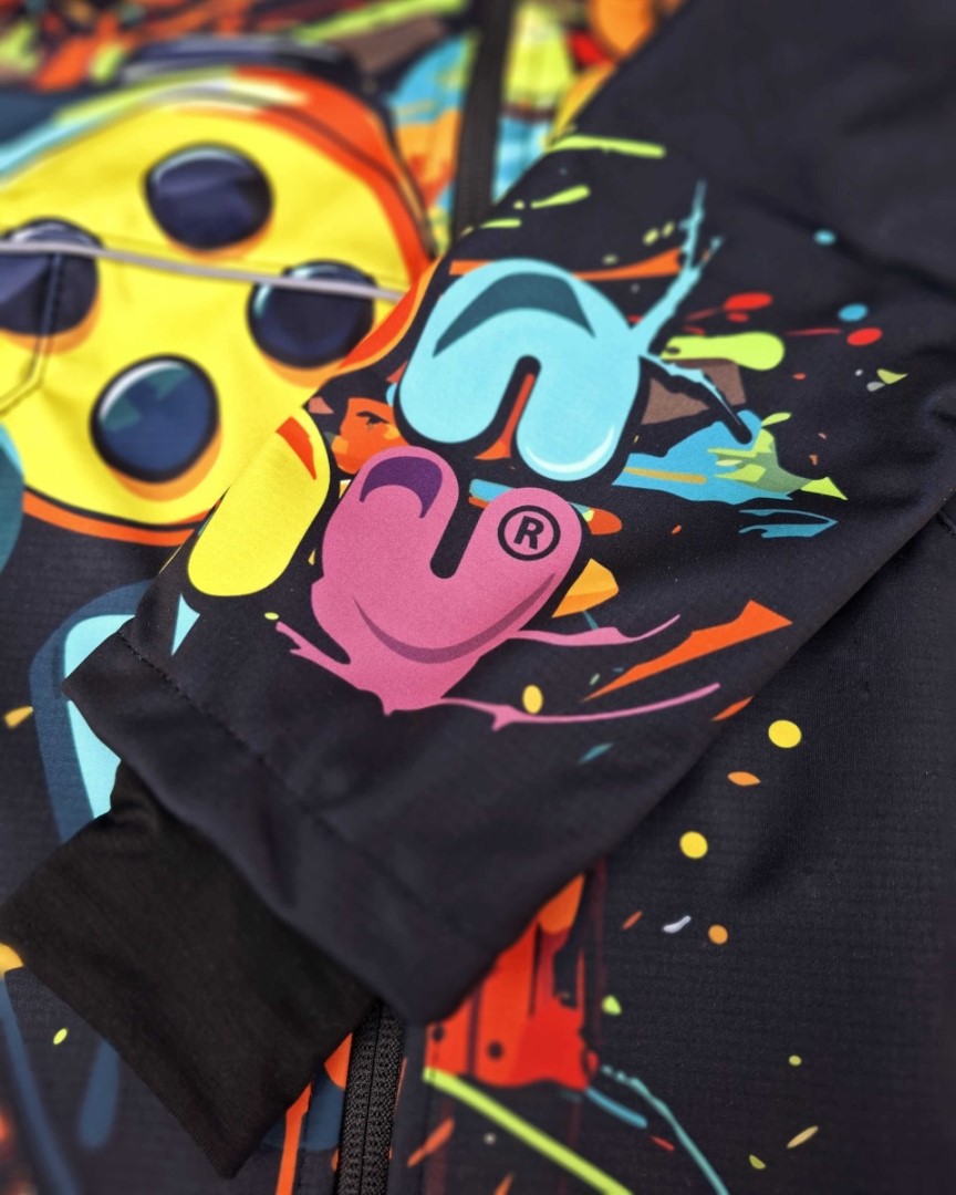 Dětská softshellová bunda Game černá WAMU