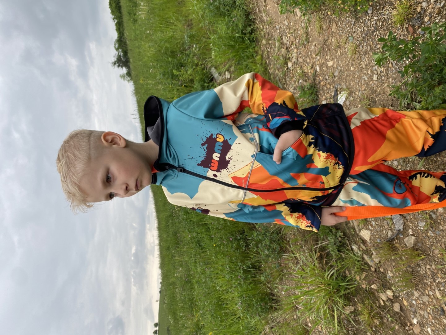 Dětská softshellová bunda Mountain Bike  WAMU