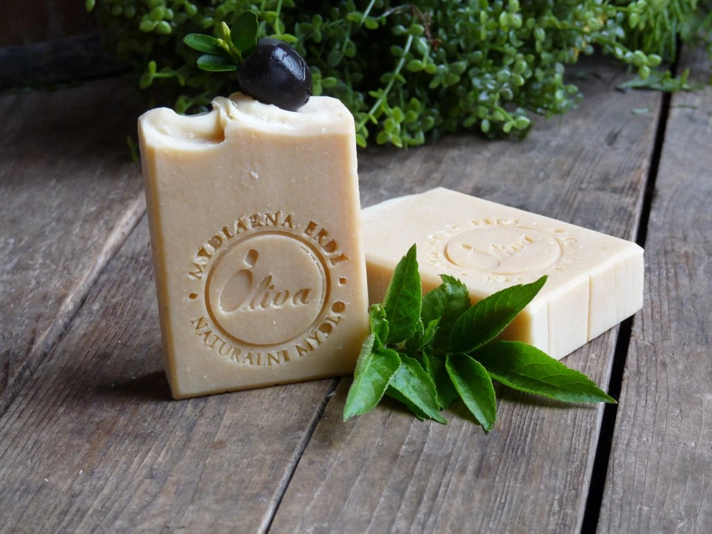 Přírodní olivové mýdlo Oliva 97% s kozím mlékem 100 g