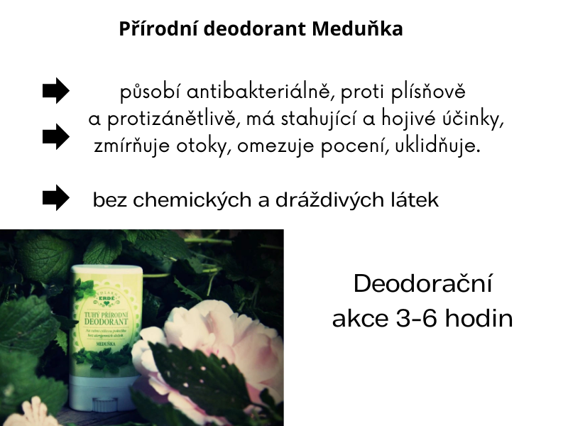 Sada přírodních deodorantů