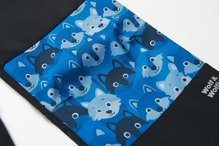 Chlapecké softshellové kalhoty nezateplené černé Wolf nad Wolfie B2682