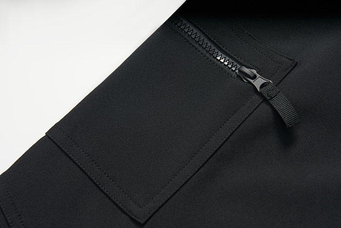 Dětské softshellové kalhoty nezateplené černé Wolf nad Wolfie B2684