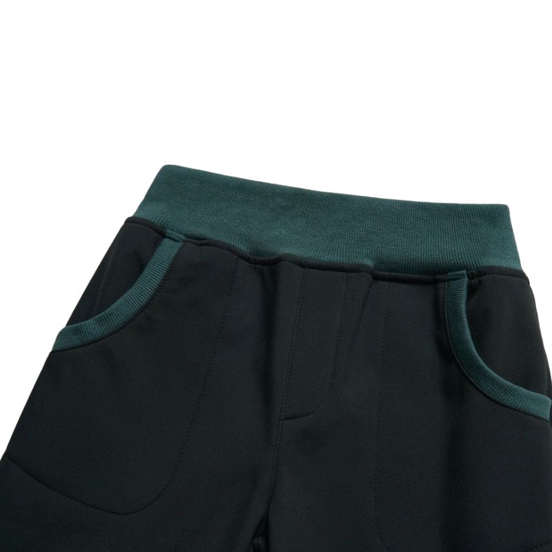 Chlapecké softshellové kalhoty zateplené černé Wolf & Wolfie B2695