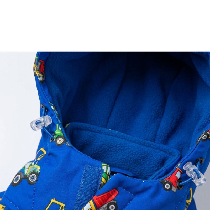 Chlapecká softshellová bunda (fleece) modrá HB5870