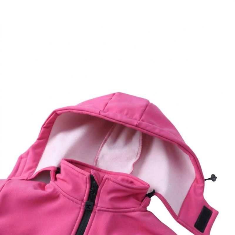Dívčí softshellová bunda (fleece) růžová HB5868