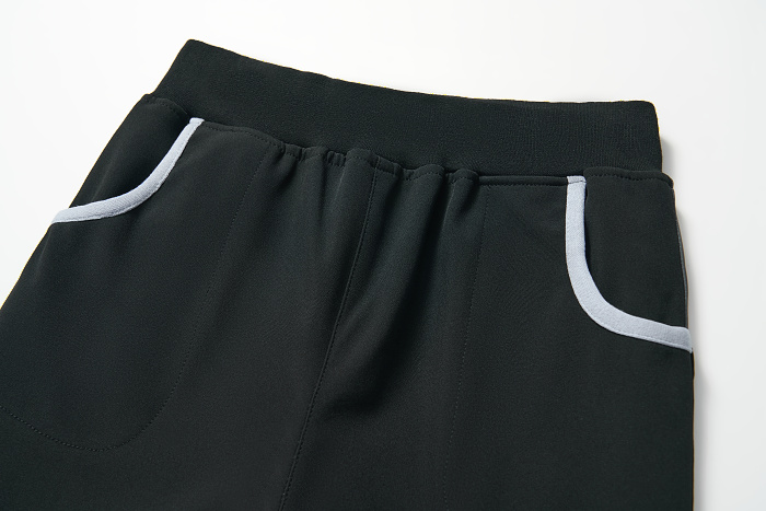 Dívčí softshellové kalhoty nezateplené černé Wolf nad Wolfie B2683