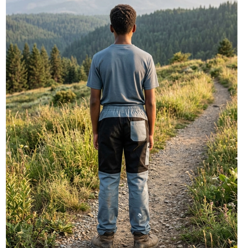 Chlapecké plátěné kalhoty khaki Wolf&Wolfie T2659