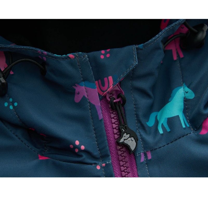Dívčí šusťáková bunda s fleesem Wolf & Wolfie B2660
