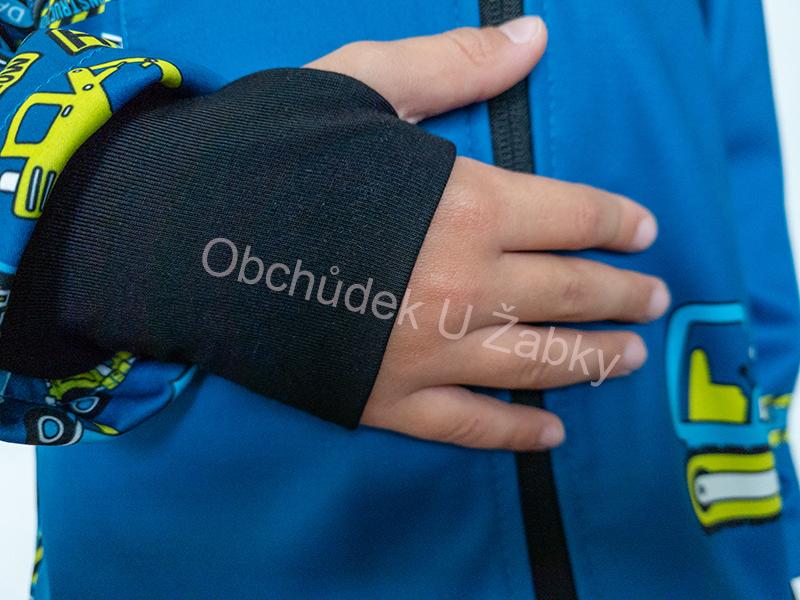 Dětská softshellová bunda Game černá WAMU