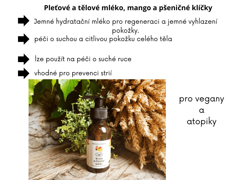 Kolagen a mango přírodní pečující sada