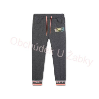 Dívčí tepláky šedé Kugo KK9911