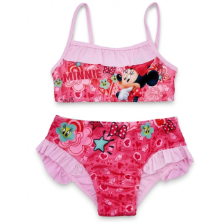 vel.98-Dívčí plavky Minnie - dvojdílné - sv.růžová barva