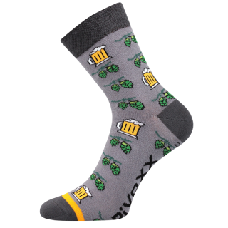 Pánské ponožky PivoXX - Voxx -barva sv.šedá